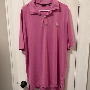 Footjoy Men's Vibrant Pink Polo
